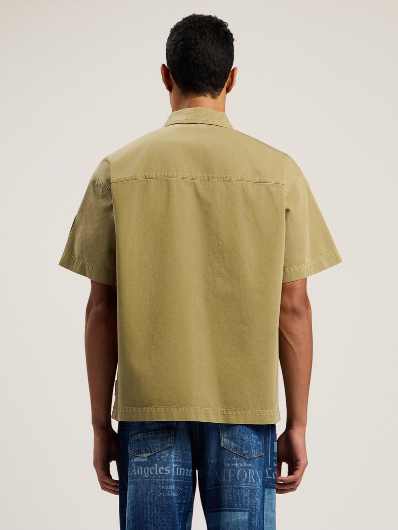 Military Patch Zipped Shirt 5