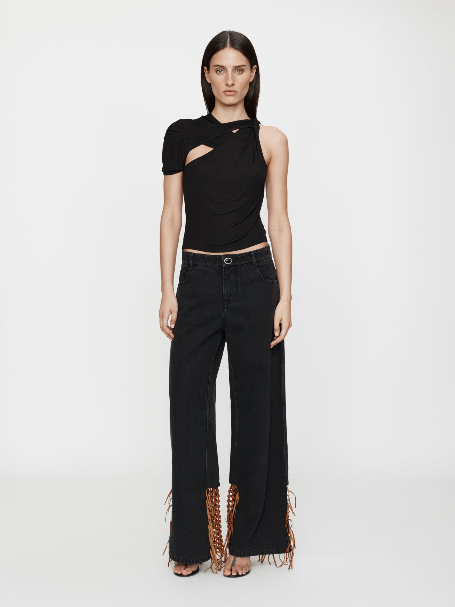 Basket Leather Jean - 4