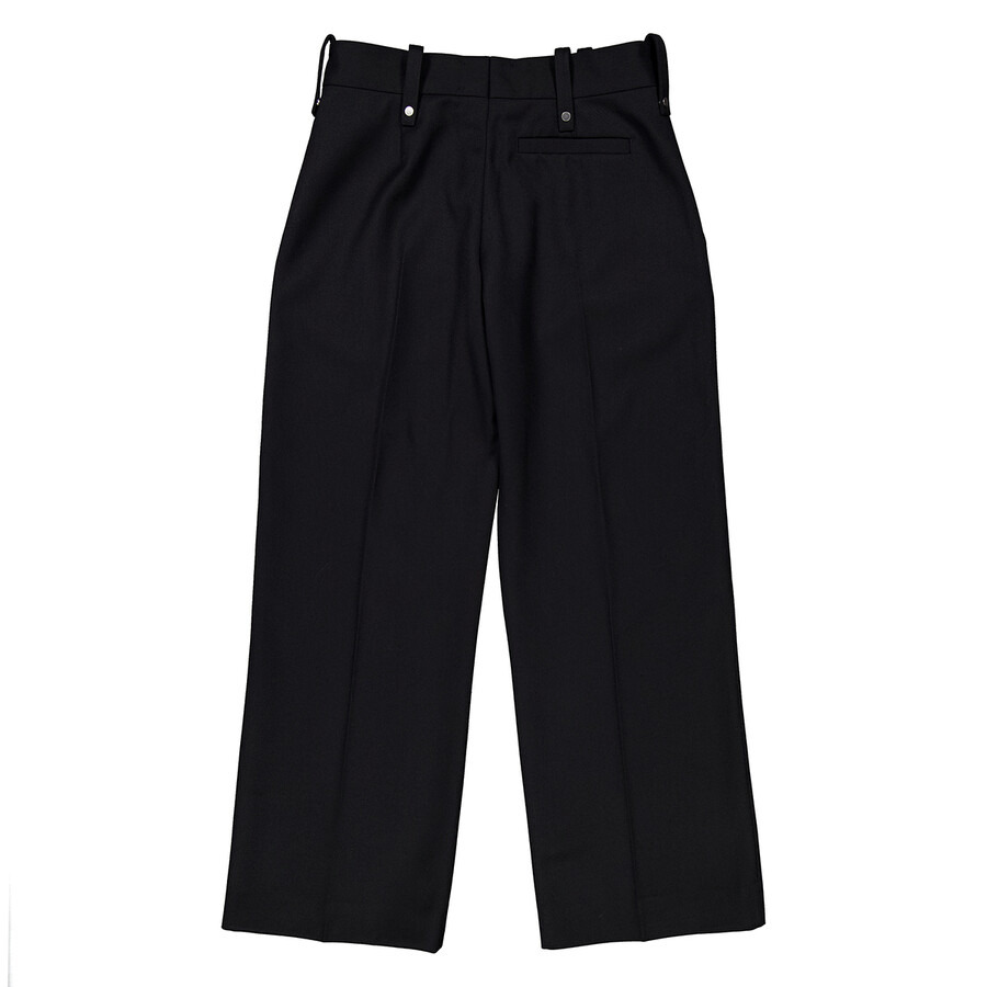 Burberry Straight Leg Wool Blend Trousers - 6
