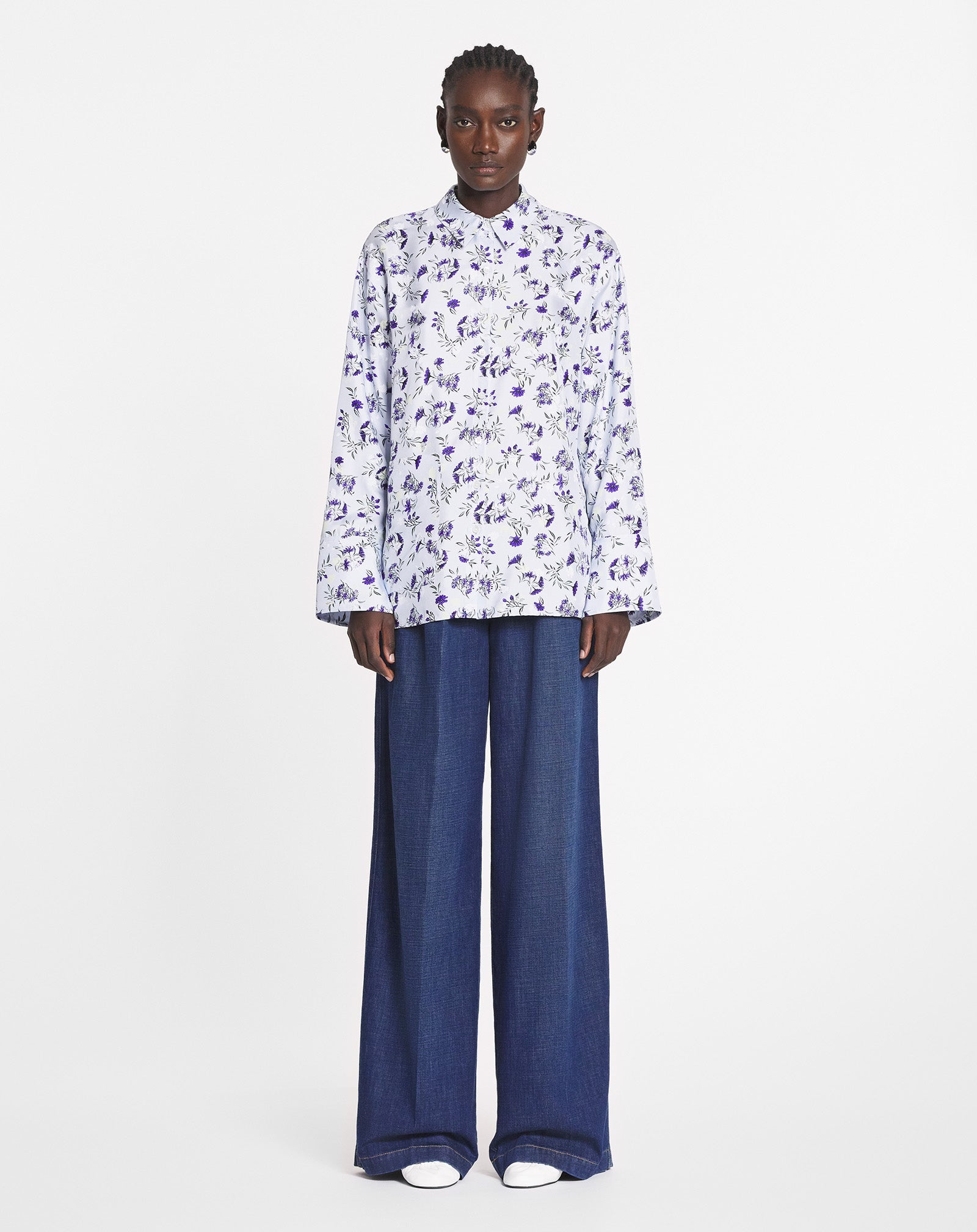 LOOSE-FIT PRINTED SILK SHIRT - 2