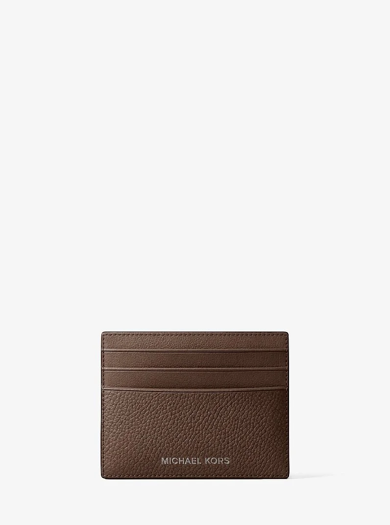 Cooper Pebbled Leather Card Case - 1