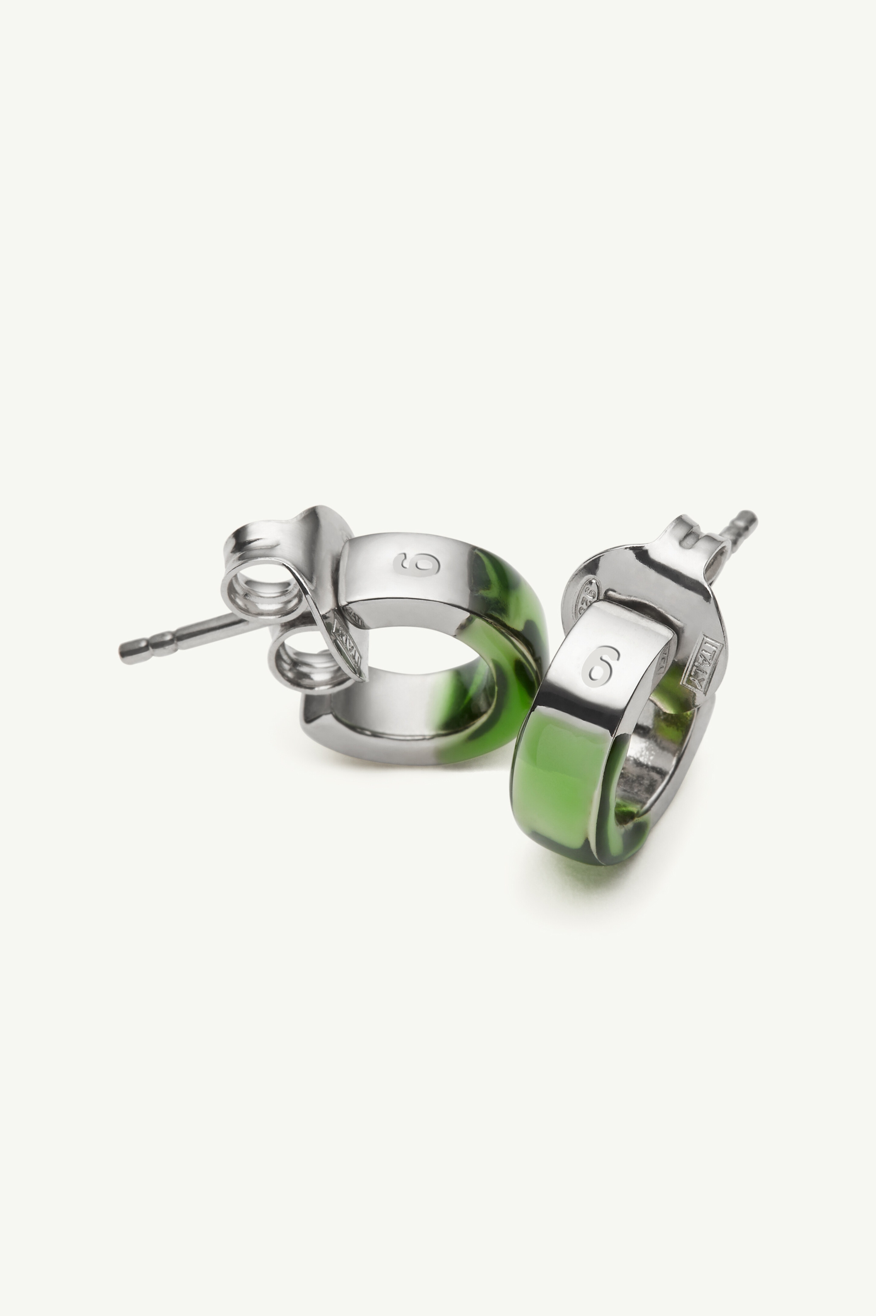 Engraved Numeric Signature Earrings 4