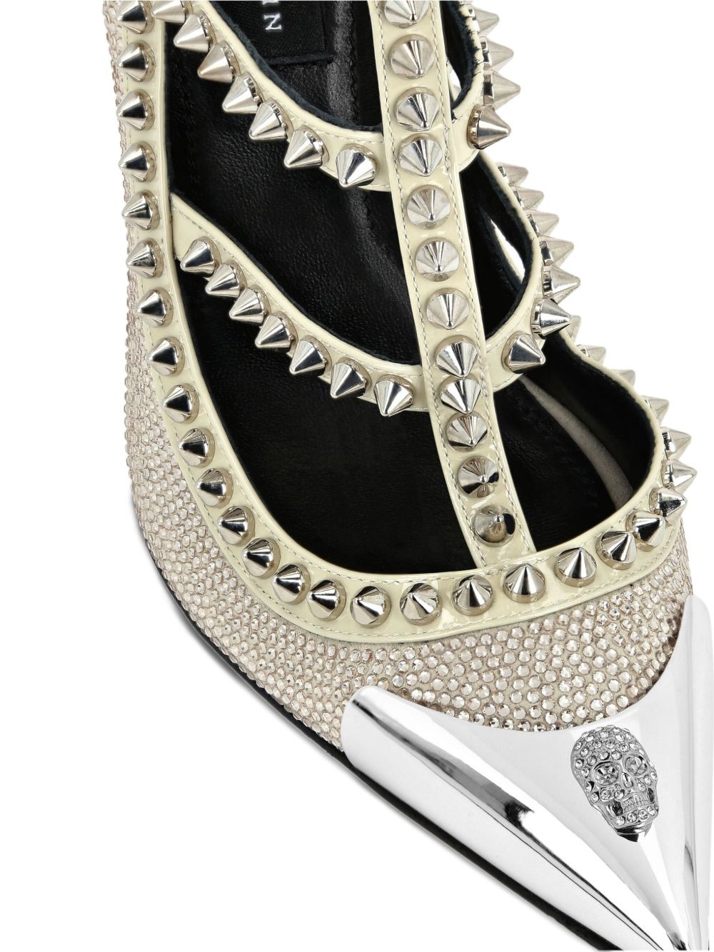 120mm spike-embellished heeled sandals - 4