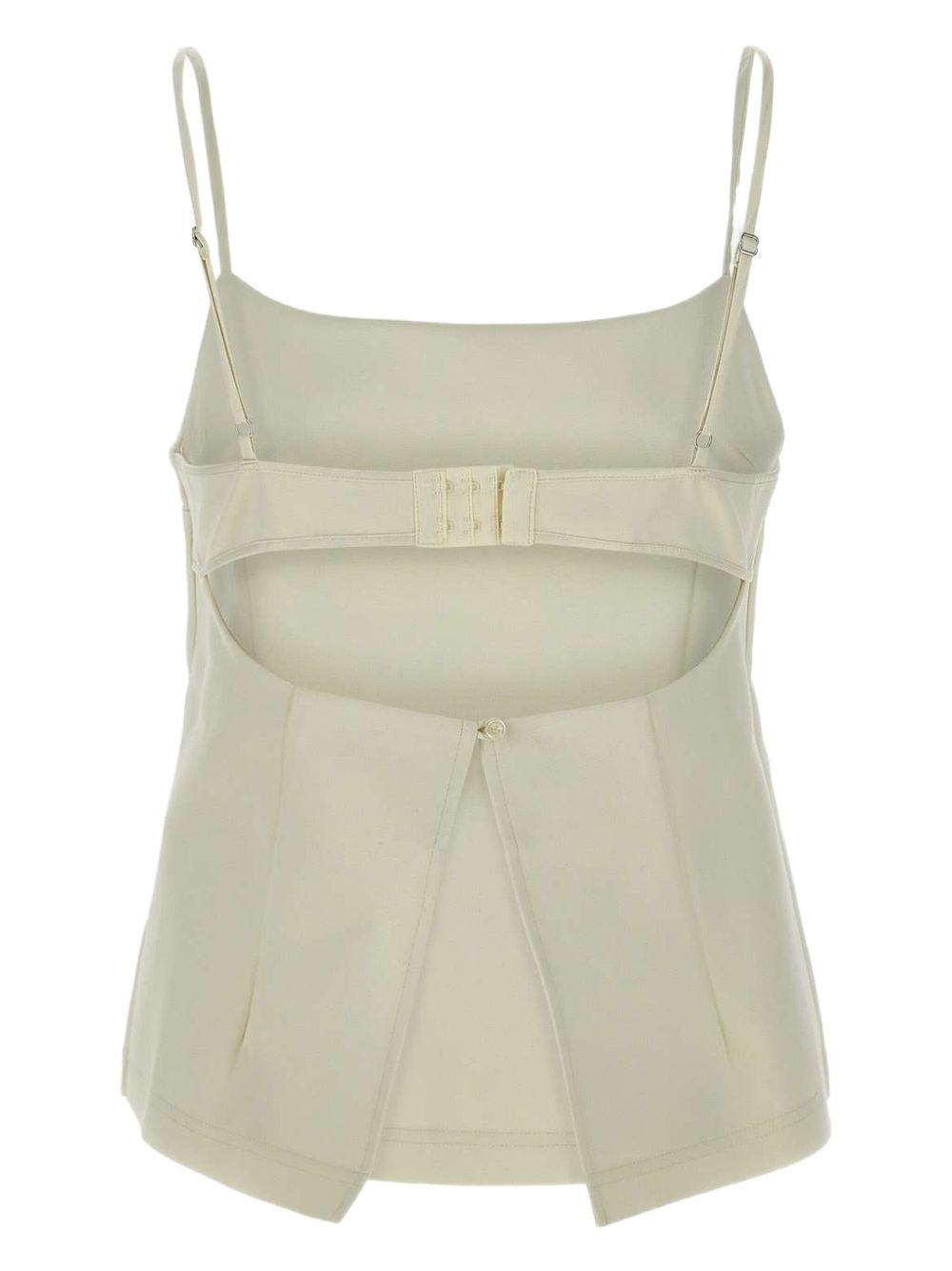 square-neck top - 2