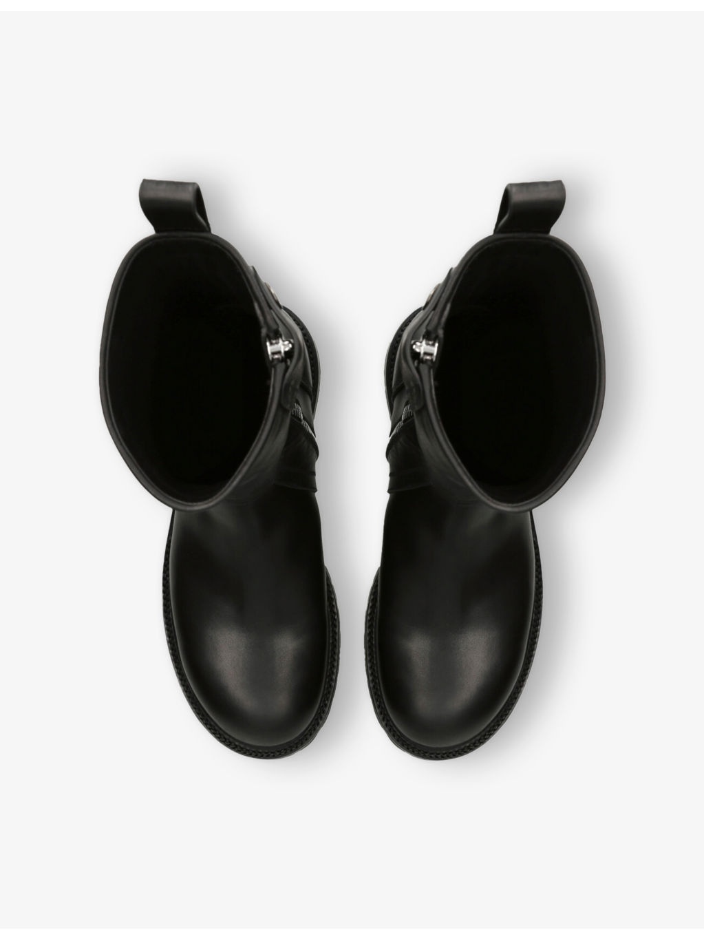 Chunky-Sole Leather Ankle Boots - 2