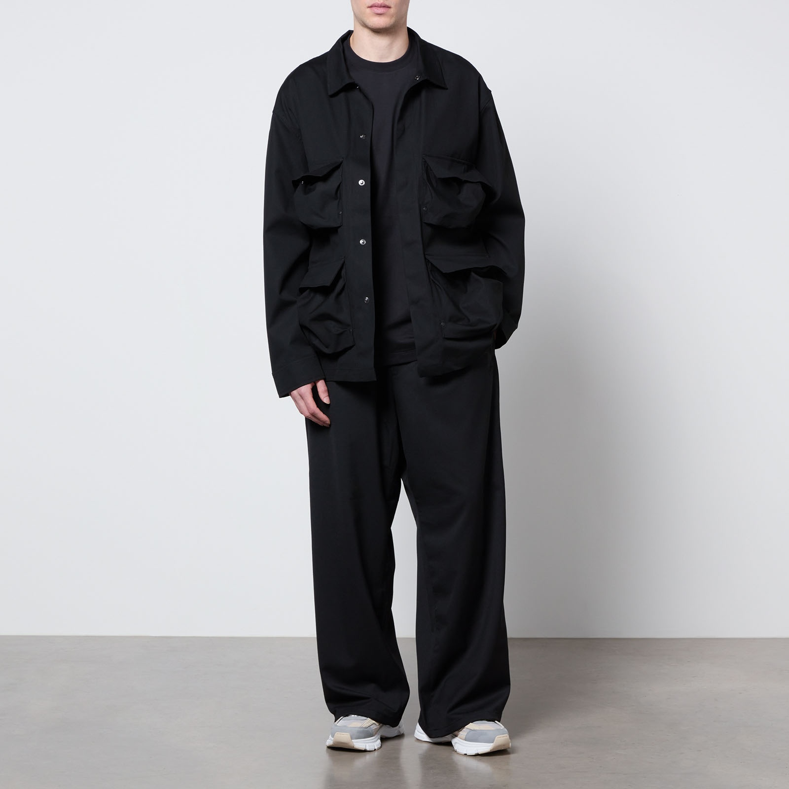 Y-3 Four Flap Pocket Woven Overshirt - 3