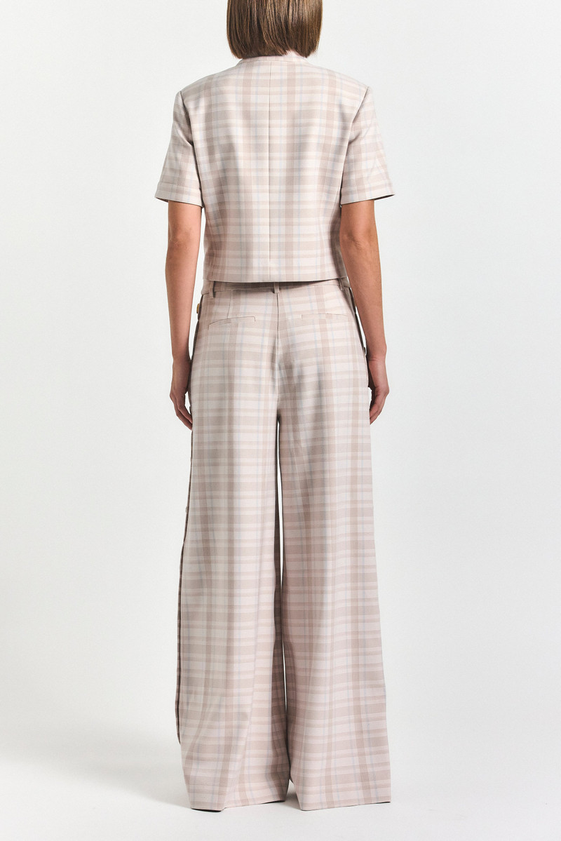 CARTER WIDE LEG BUTTON TROUSER 4