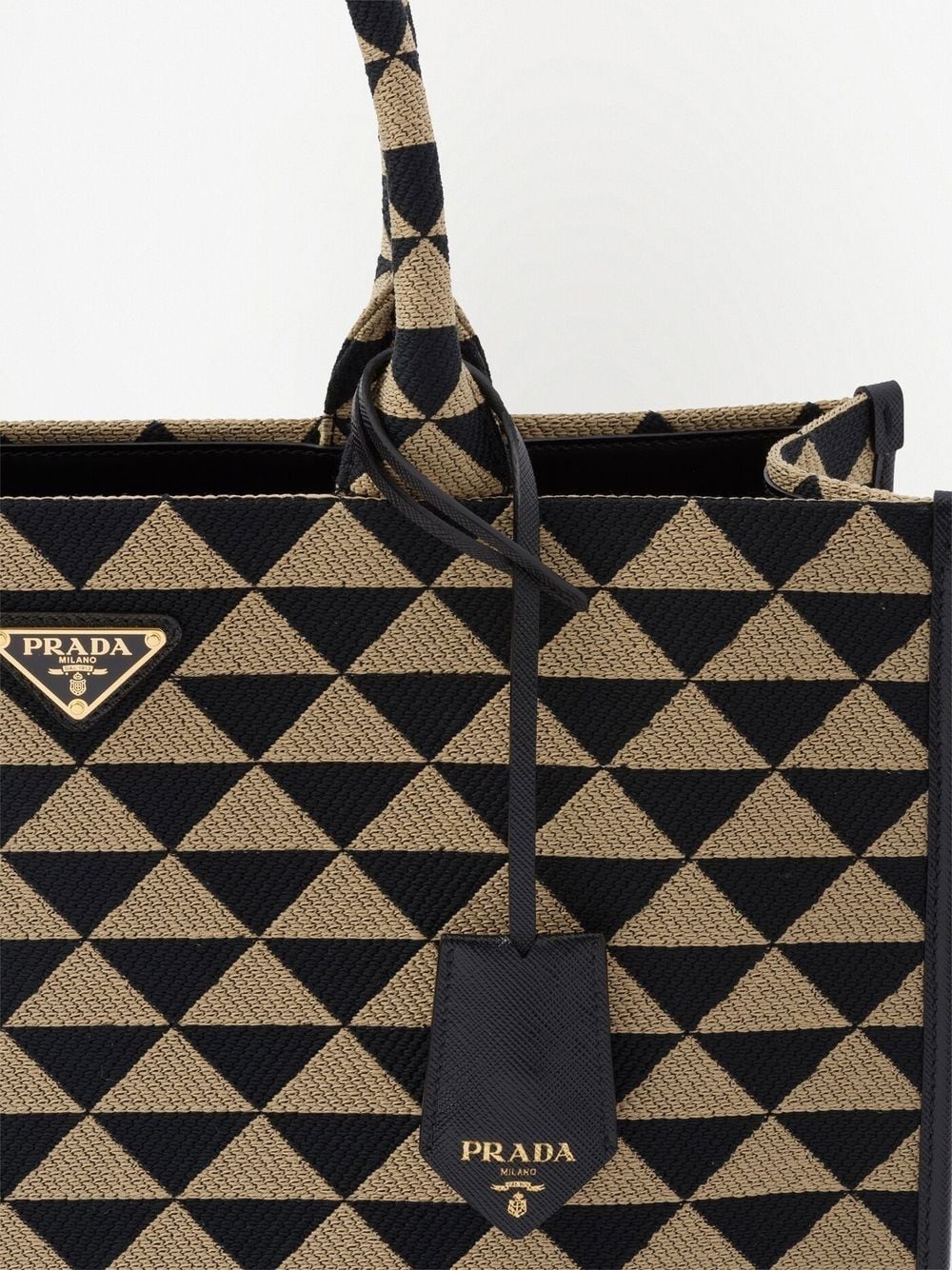 Symbole triangle-pattern tote bag - 6