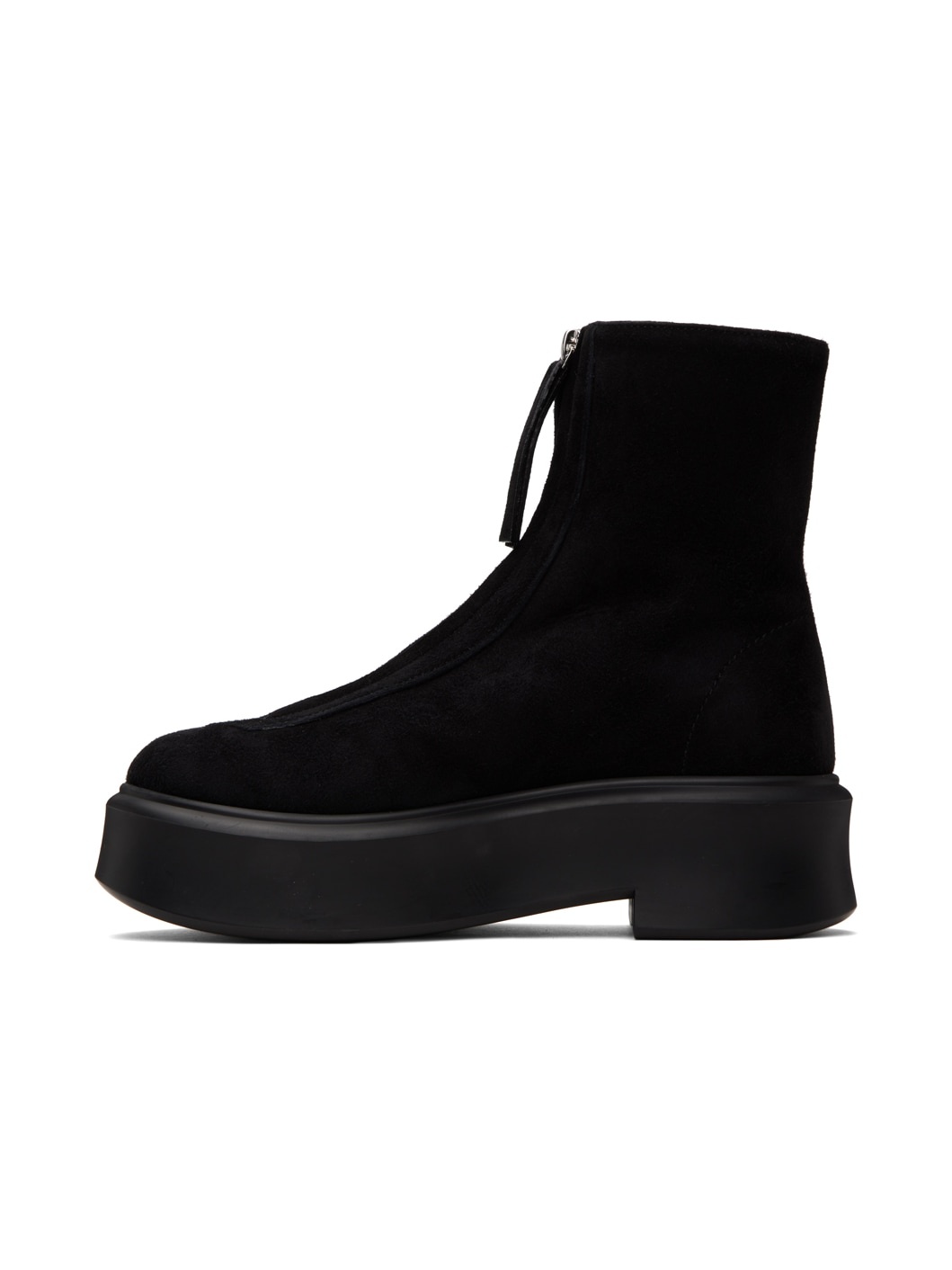 Black Zipped I Boots - 3