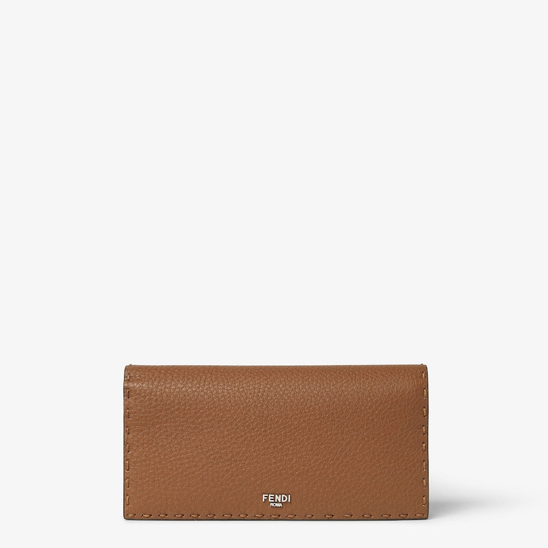 Selleria Wallet Tan-color and sunflower yellow Selleria wallet with 141 hand-sewn stitches 1