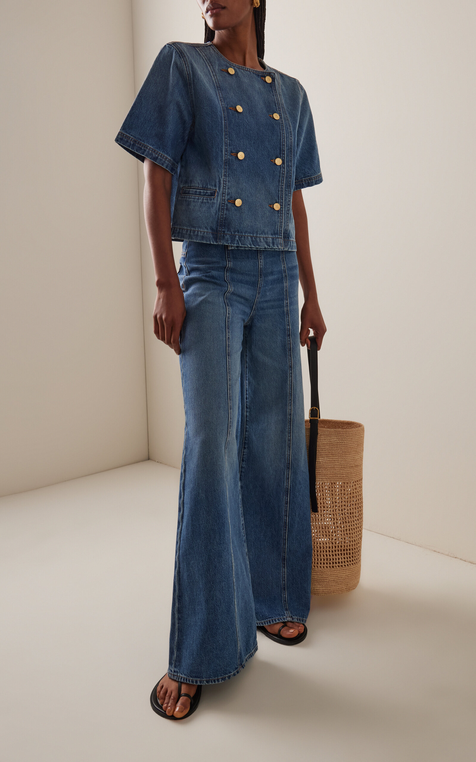 The Bianca Cotton Jeans blue - 2