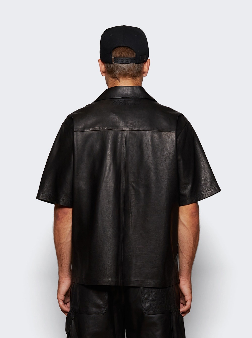 Ma Leather Camp Shirt Black - 4