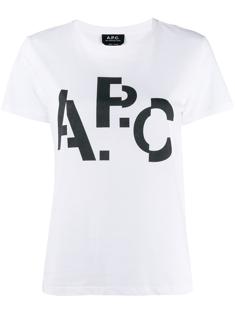 logo print T-shirt 1