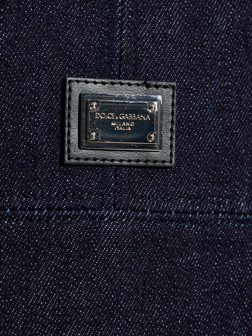 denim mini dress - 5