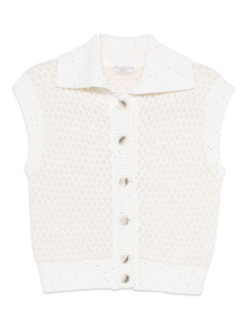 embellished buttoned vest 1