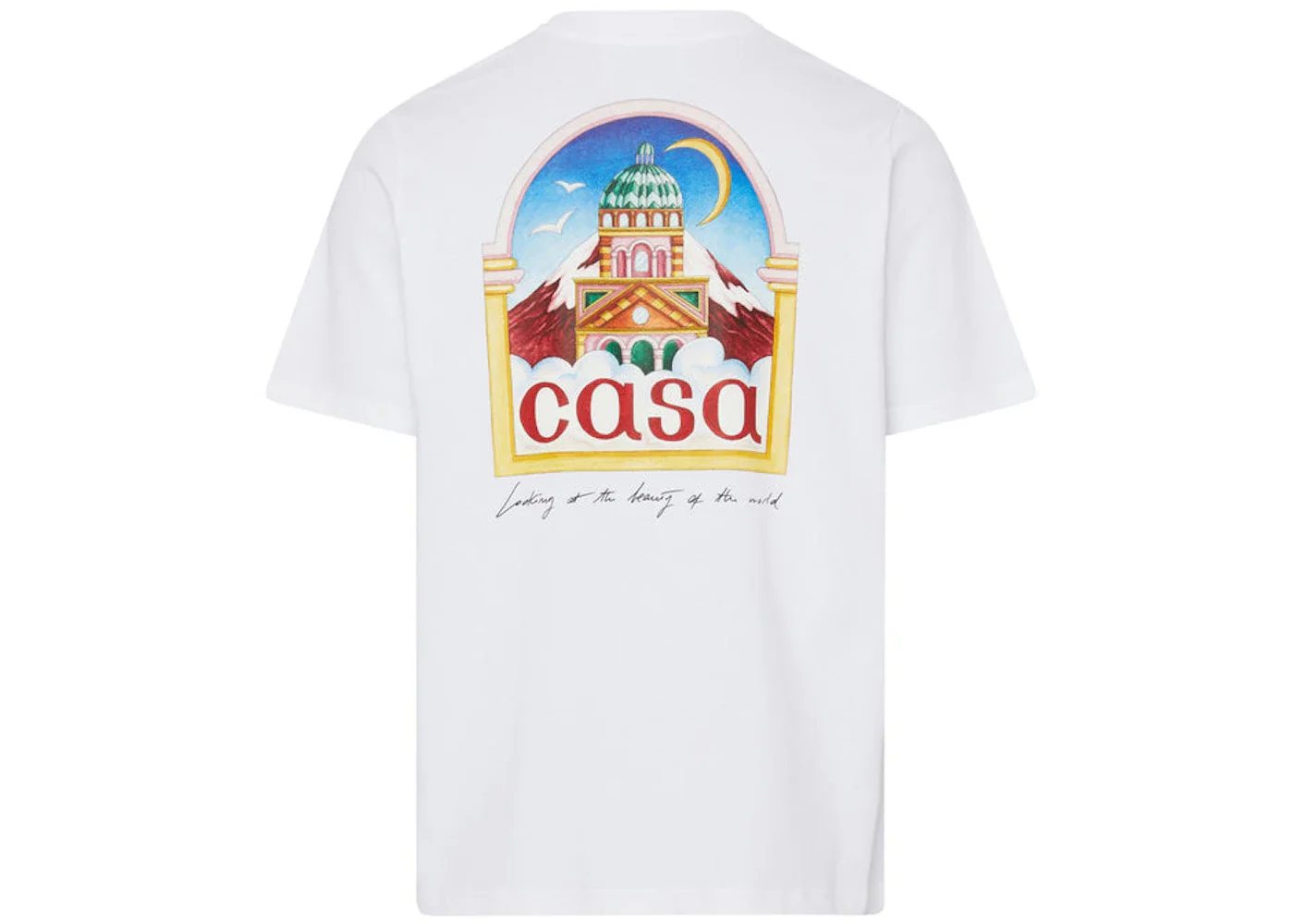 Casablanca Vue De L'Arche T-shirt White - 1
