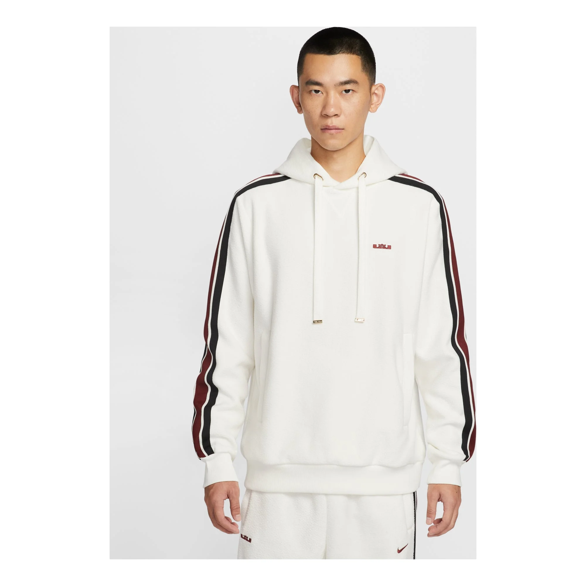 Nike LeBron Therma-Fit Pull-On Basketball Hoodie 'Sail White' HV3404-133 - 1