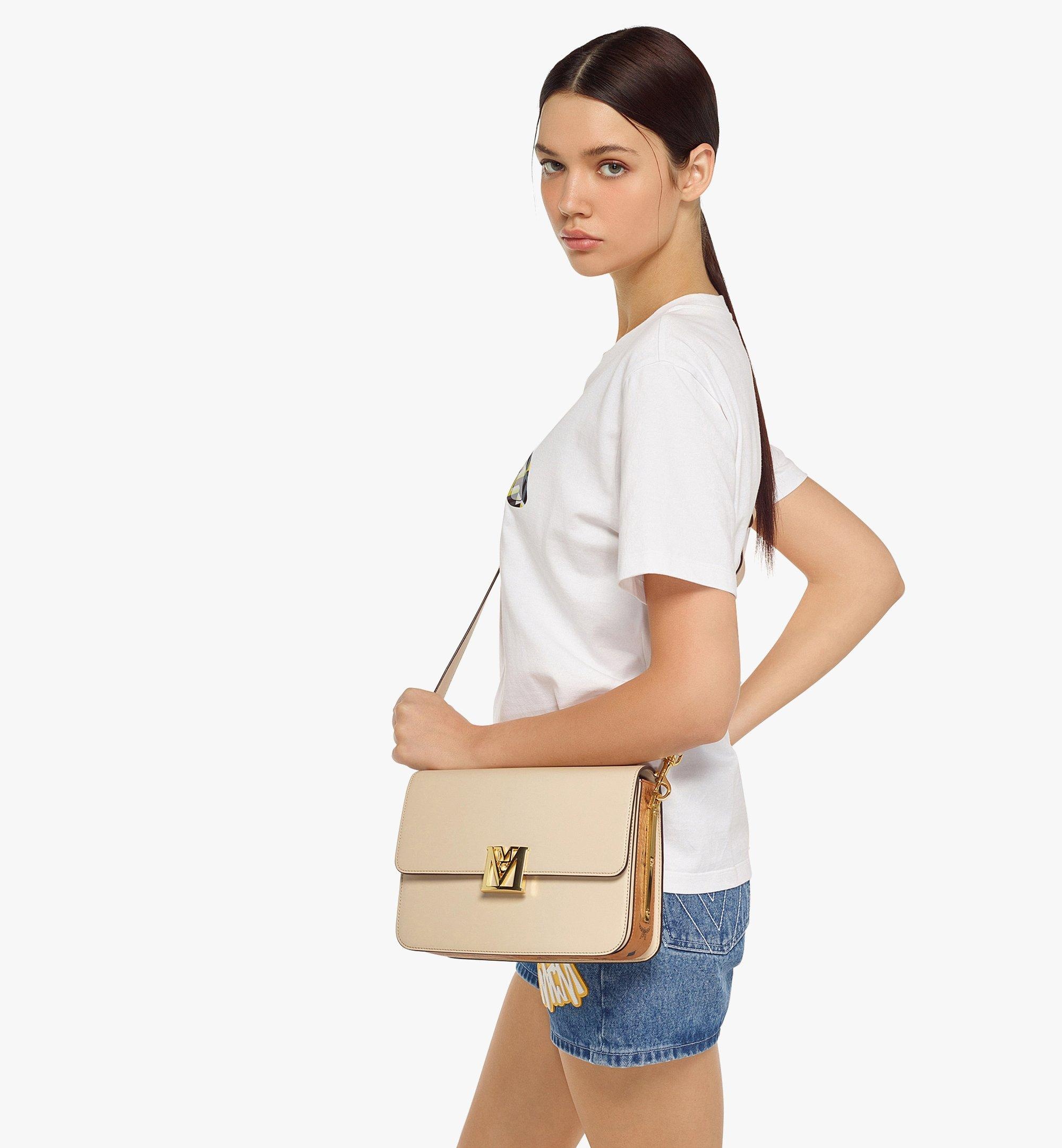 Travia Shoulder Bag in Visetos Leather Mix - 6