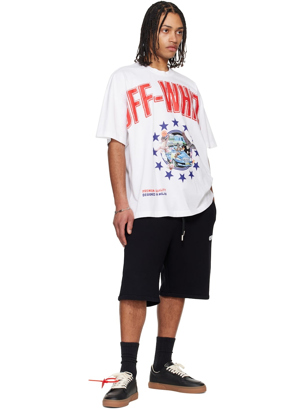 White Fresco Star T-shirt - 4