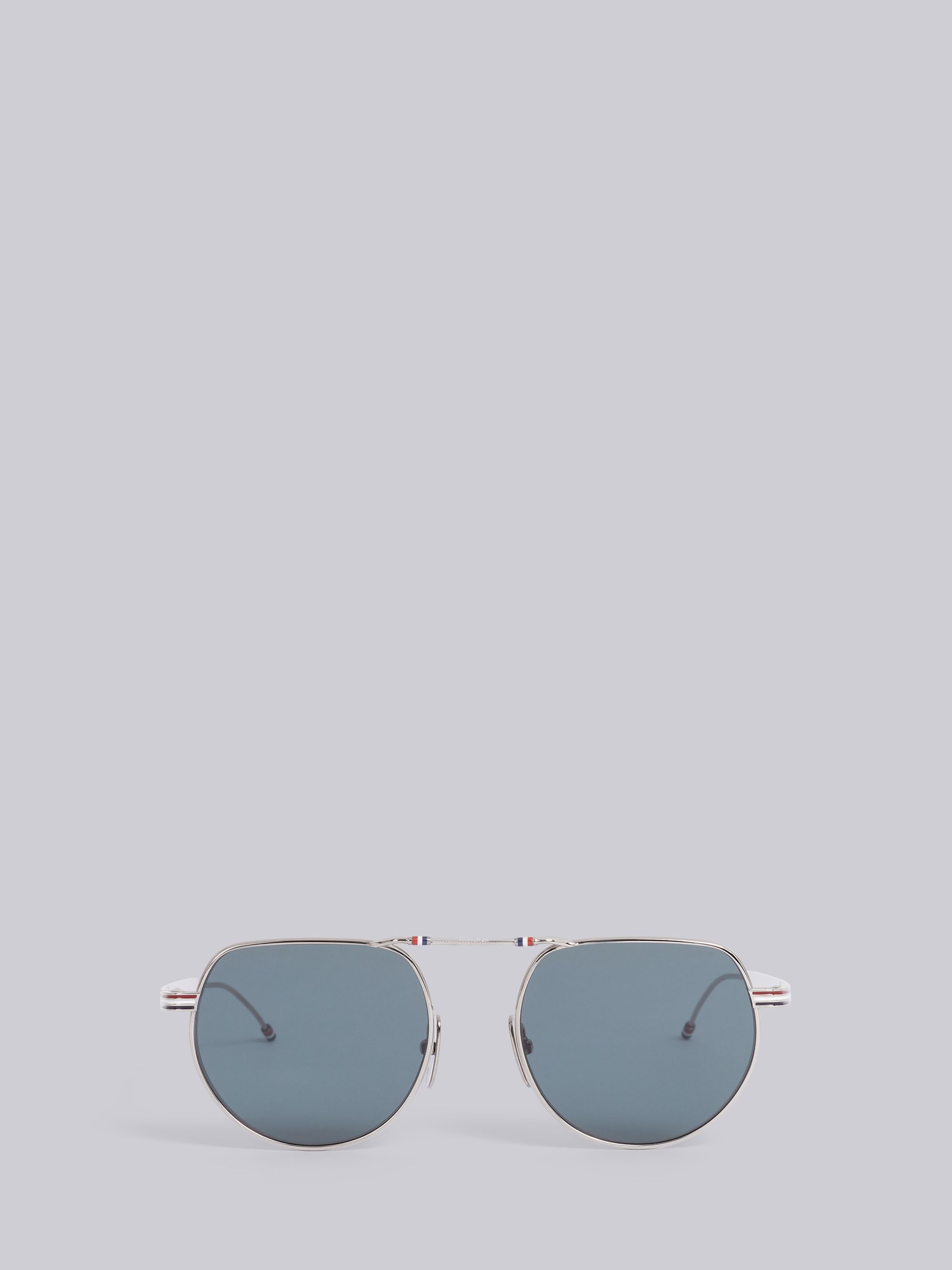 hingeless aviator-frame sunglasses - 1