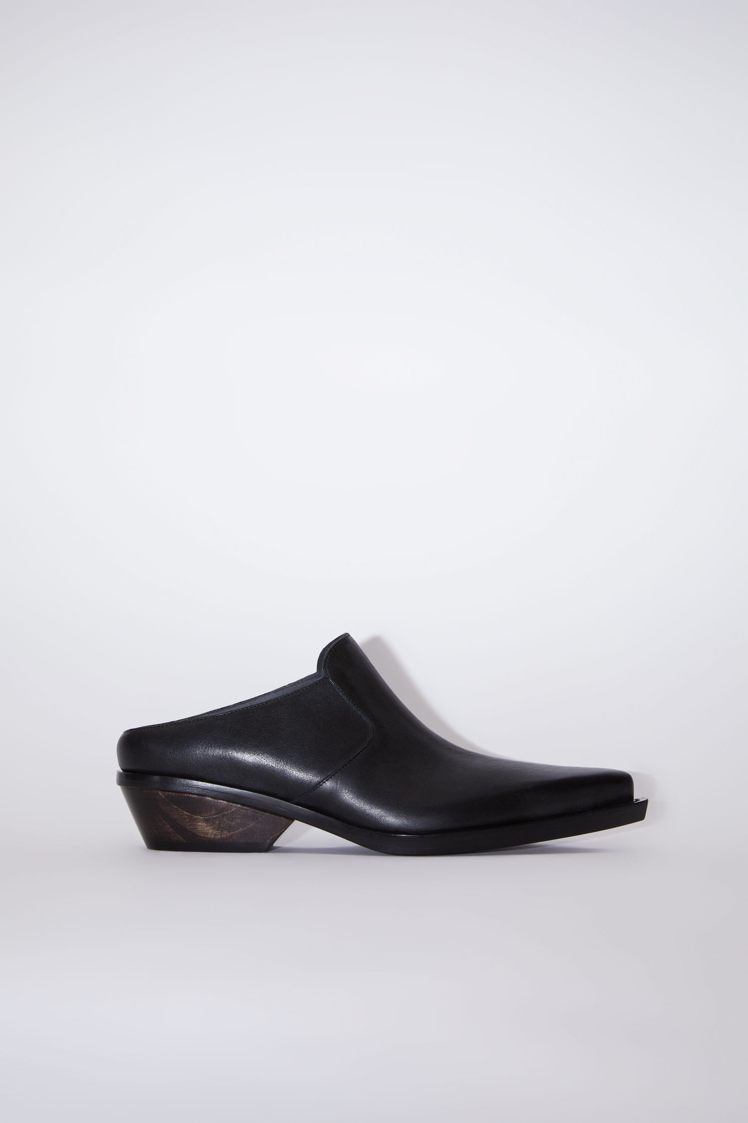 Pointed mules - Black - 1