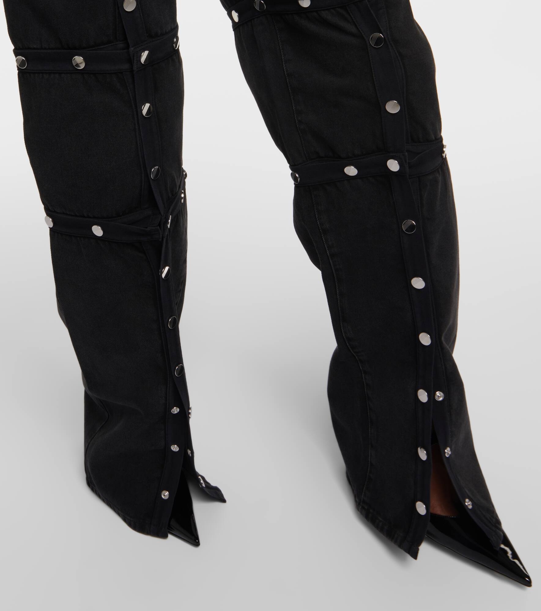 Deconstructed low-rise jeans - 5