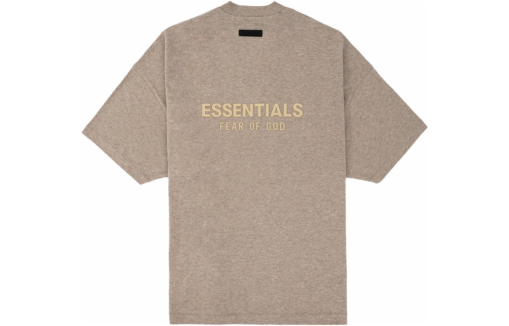 Fear of God Essentials FW23 V-Neck T-shirt 'Core Heather' 125BT234114F - 2