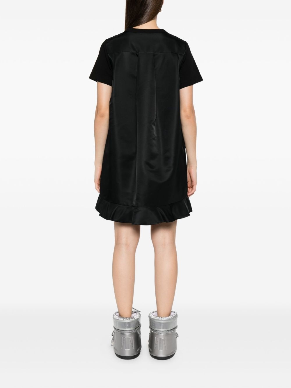 pocket ruffled mini day dress - 4