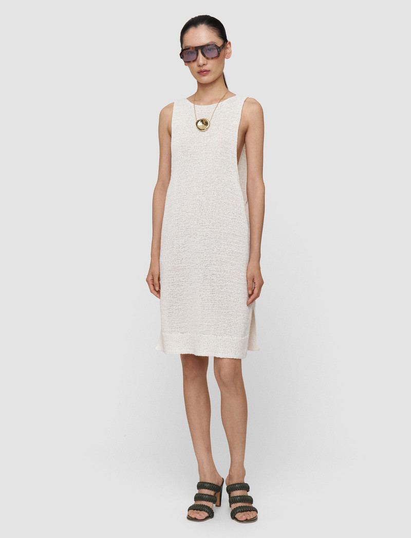 JOSEPH Nahra Open Cotton Knit Dress outlook