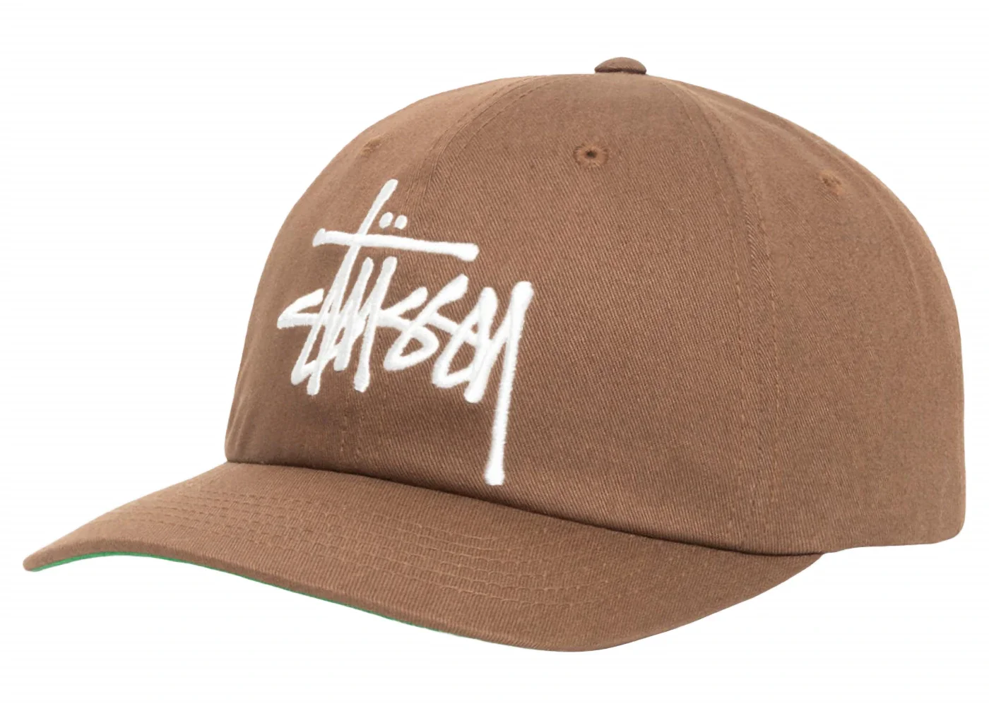 Stussy Low Profile Big Basic Snapback Cocoa - 1