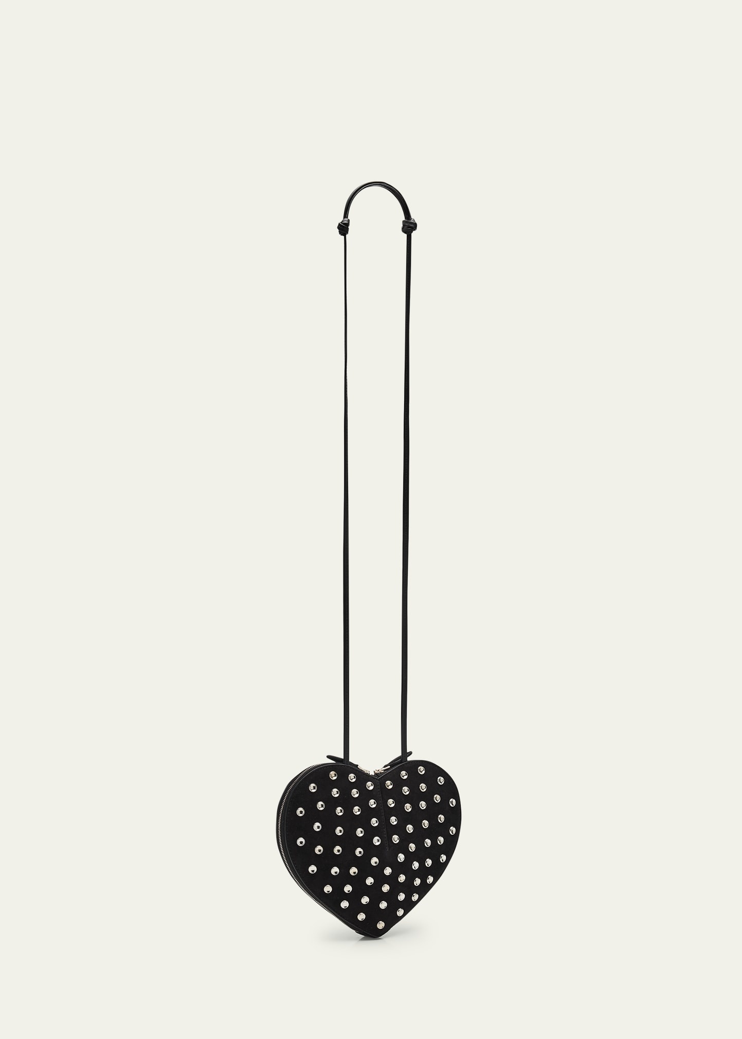 Le Coeur Studded Goatskin Crossbody Bag - 3