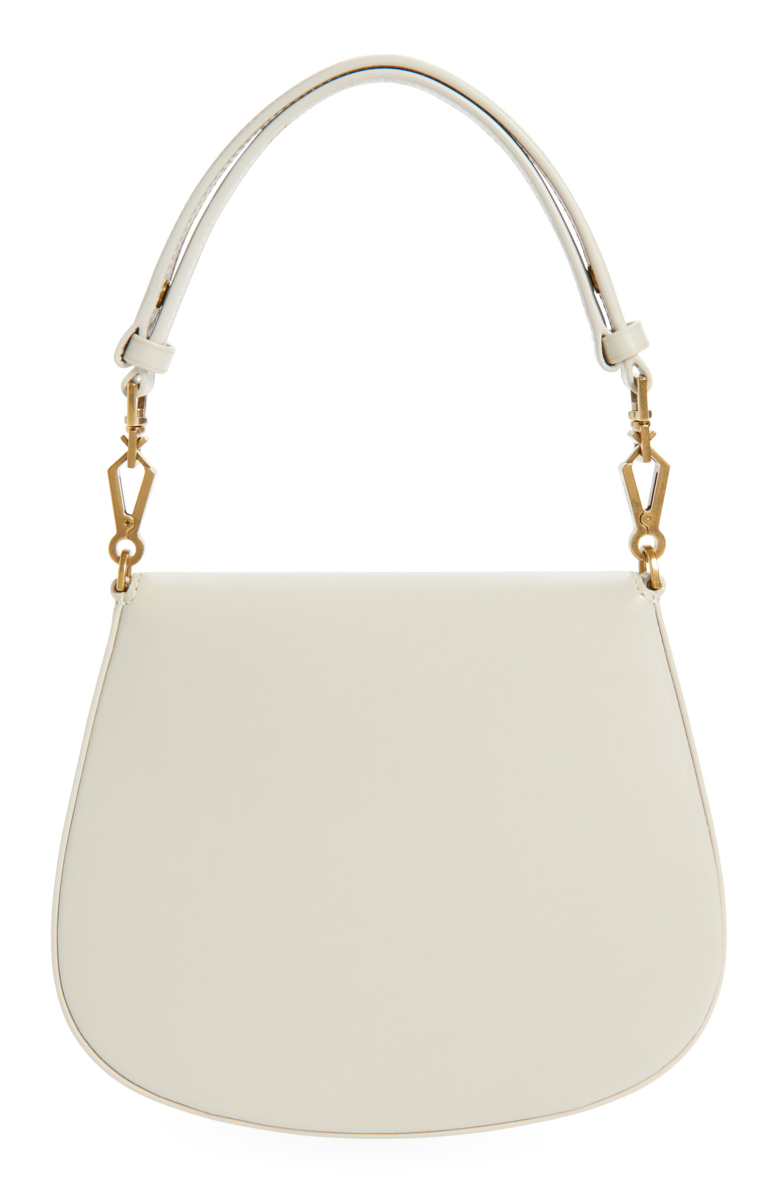 Saint Laurent Mini Voltaire Box Leather Top Handle Bag in Blanc Vintage at Nordstrom - 3