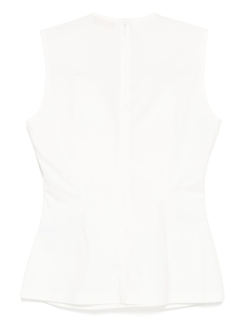 ELIE SAAB poplin top outlook