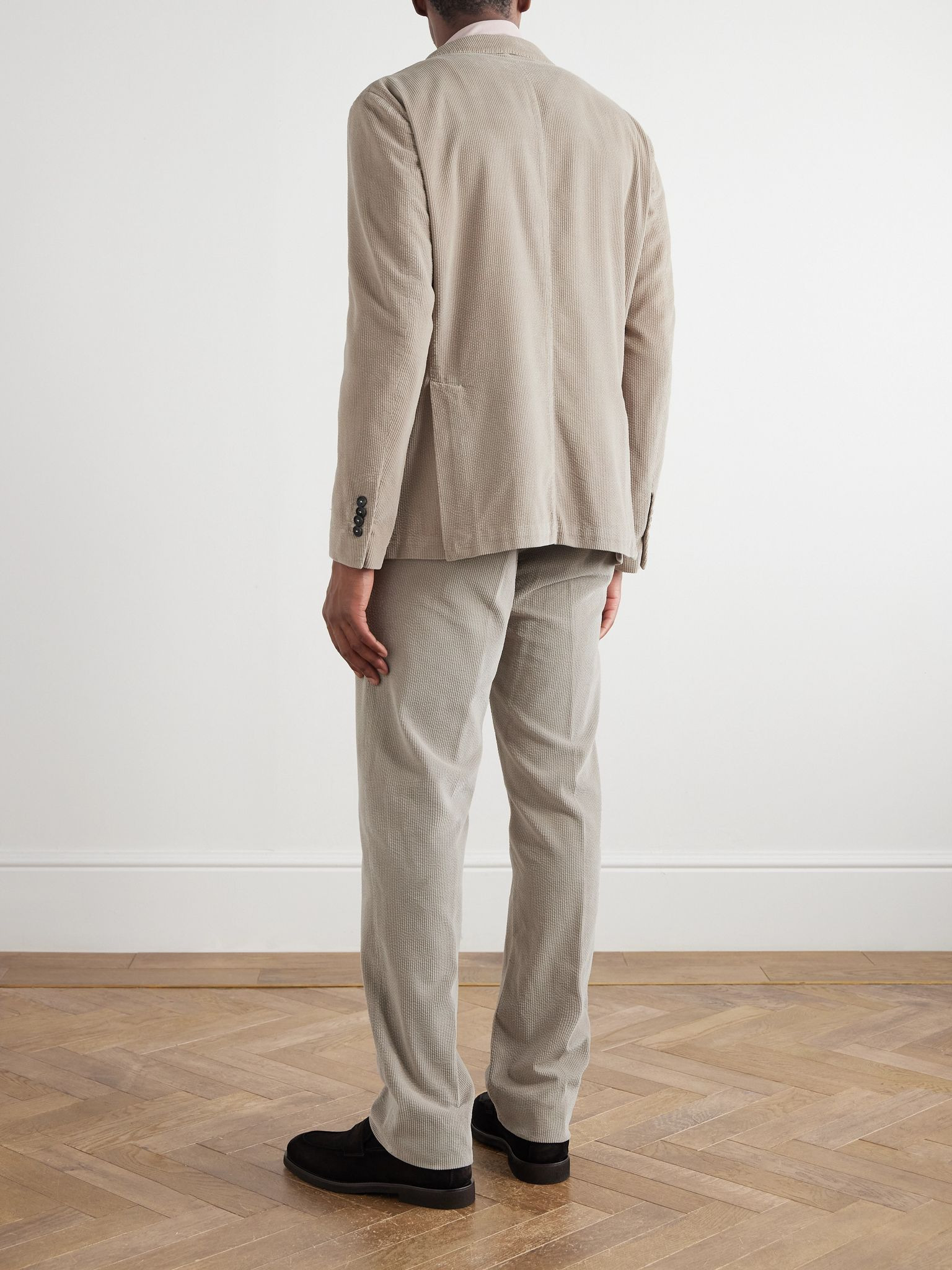Sloop Cotton-Corduroy Suit Beige - 4