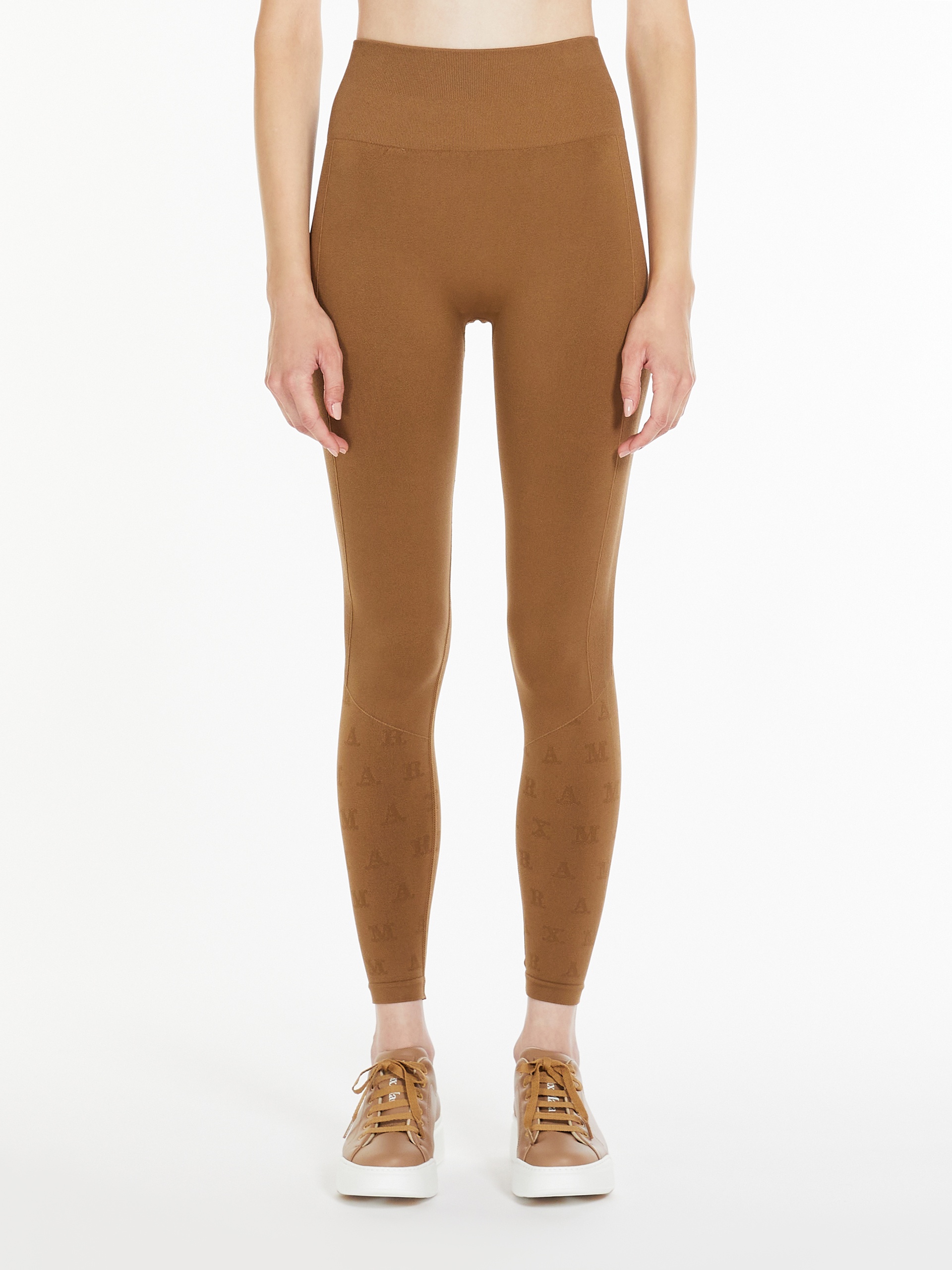 FINEZZA Monogram technical leggings - 3