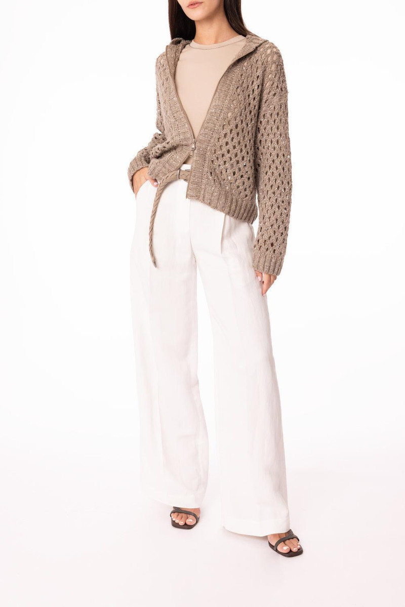 Brunello Cucinelli Long Sleeve Ribbed Tee outlook