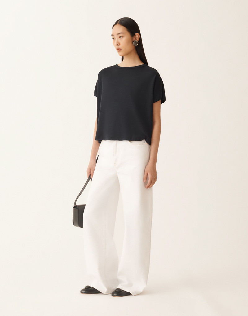 FABIANA FILIPPI Night blue jersey T-shirt outlook