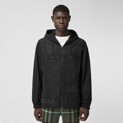 Burberry Horseferry Print Shape-memory Taffeta Hooded Jacket outlook