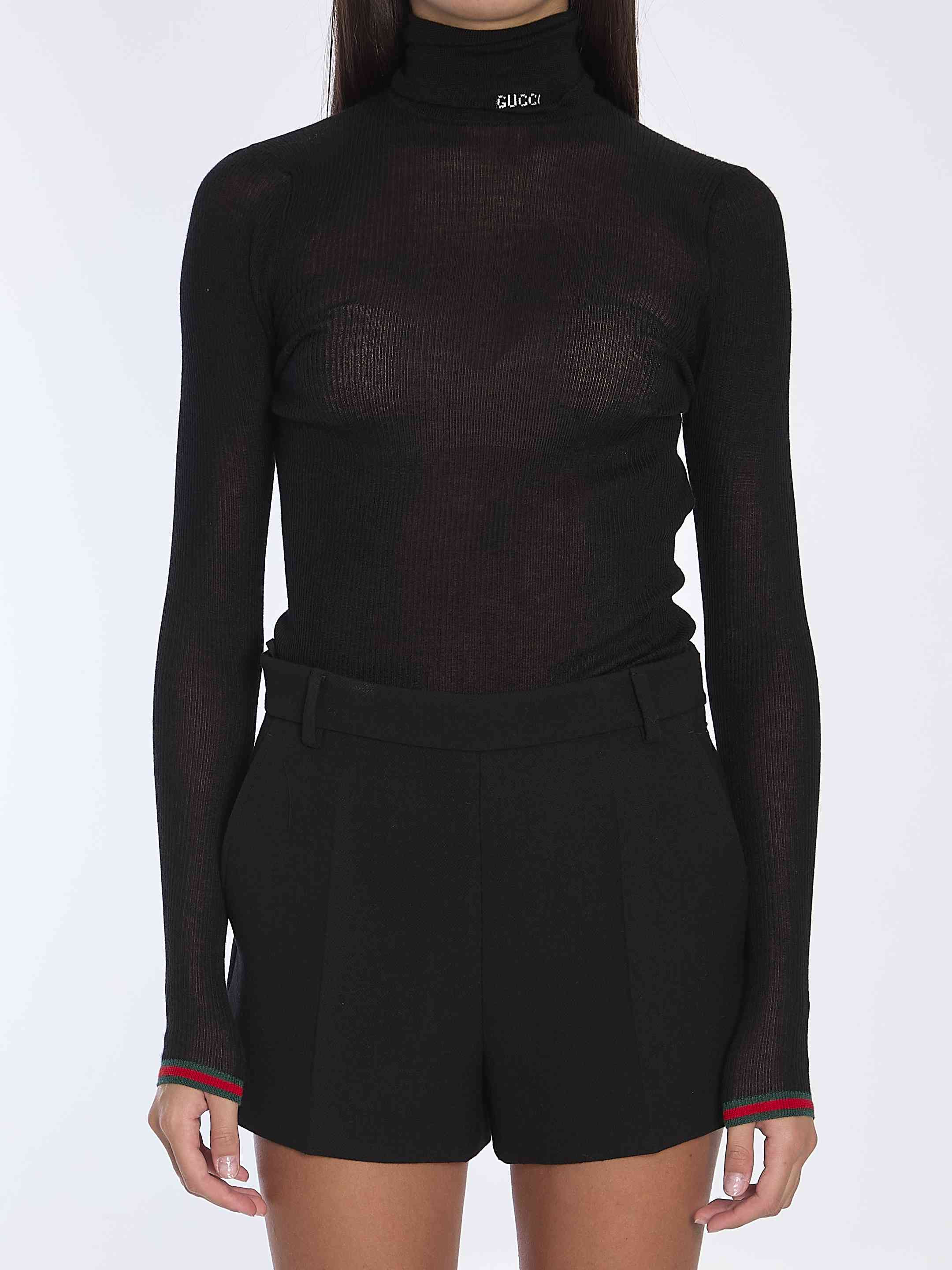 Gucci Women Cashmere And Silk Blend Top - 1
