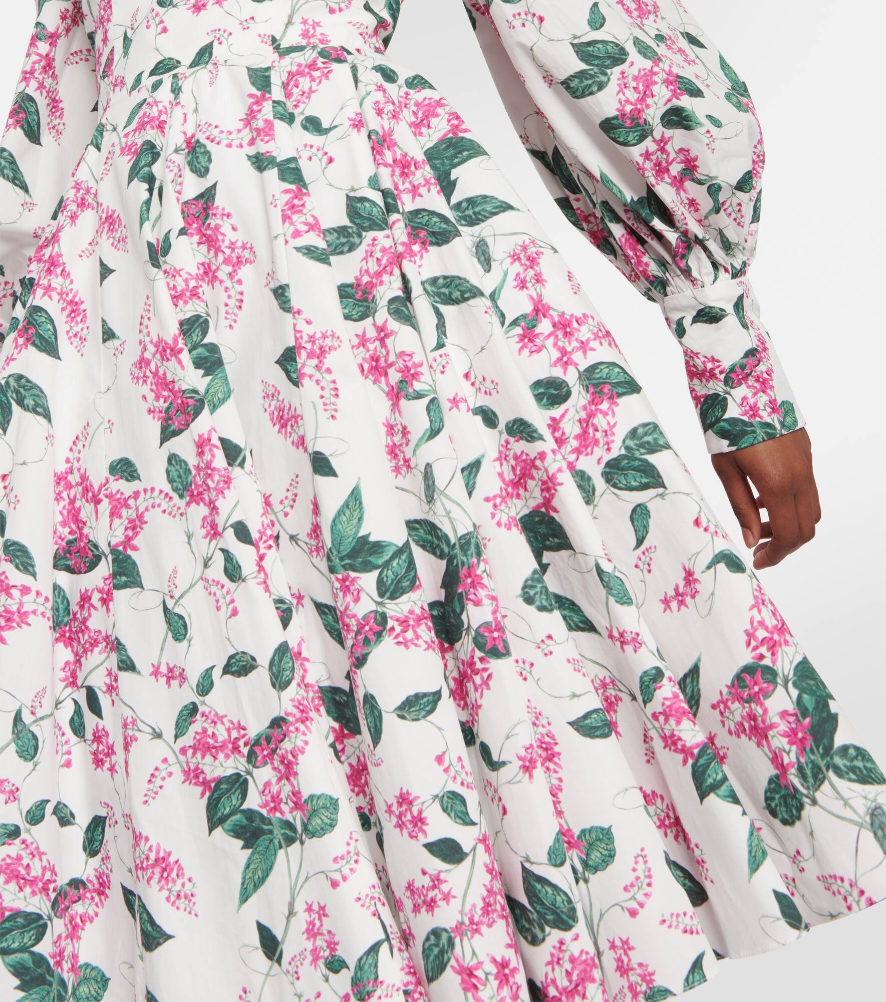 Yasmina floral cotton minidress - 5