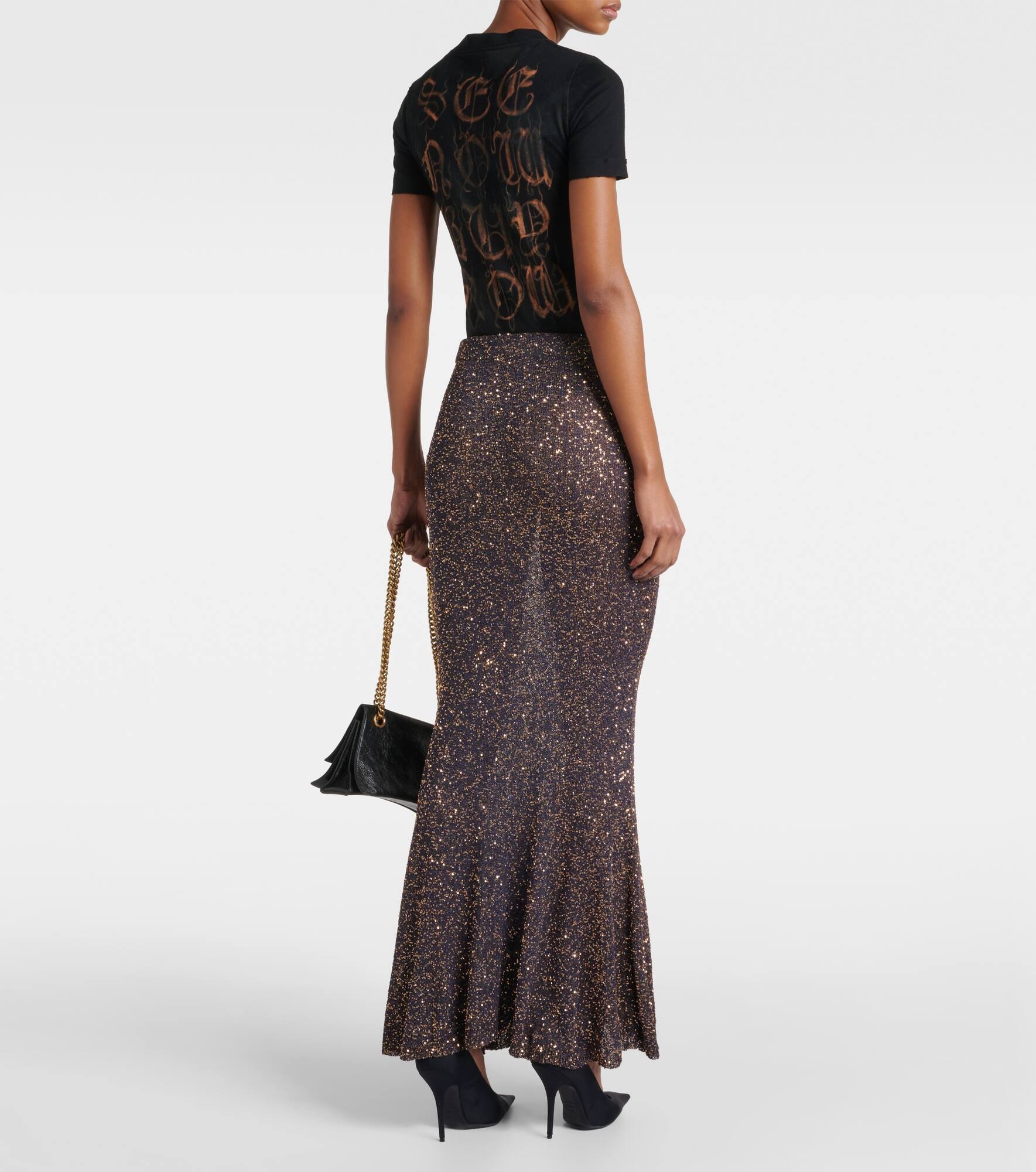 Sequined maxi skirt - 3