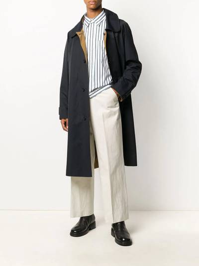 Lanvin vertical-stripe blouson shirt outlook