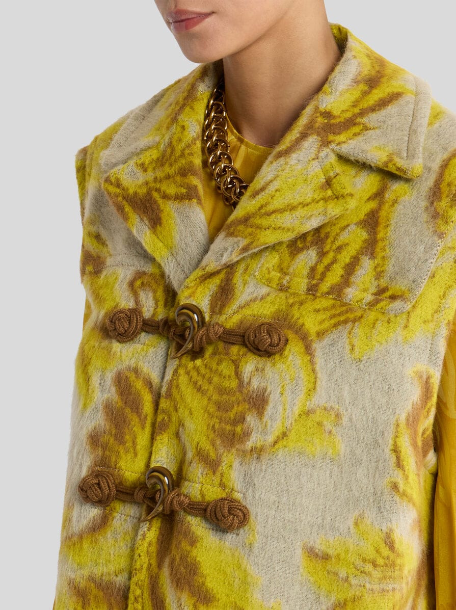WOOL-BLEND JACQUARD WAISTCOAT - 2