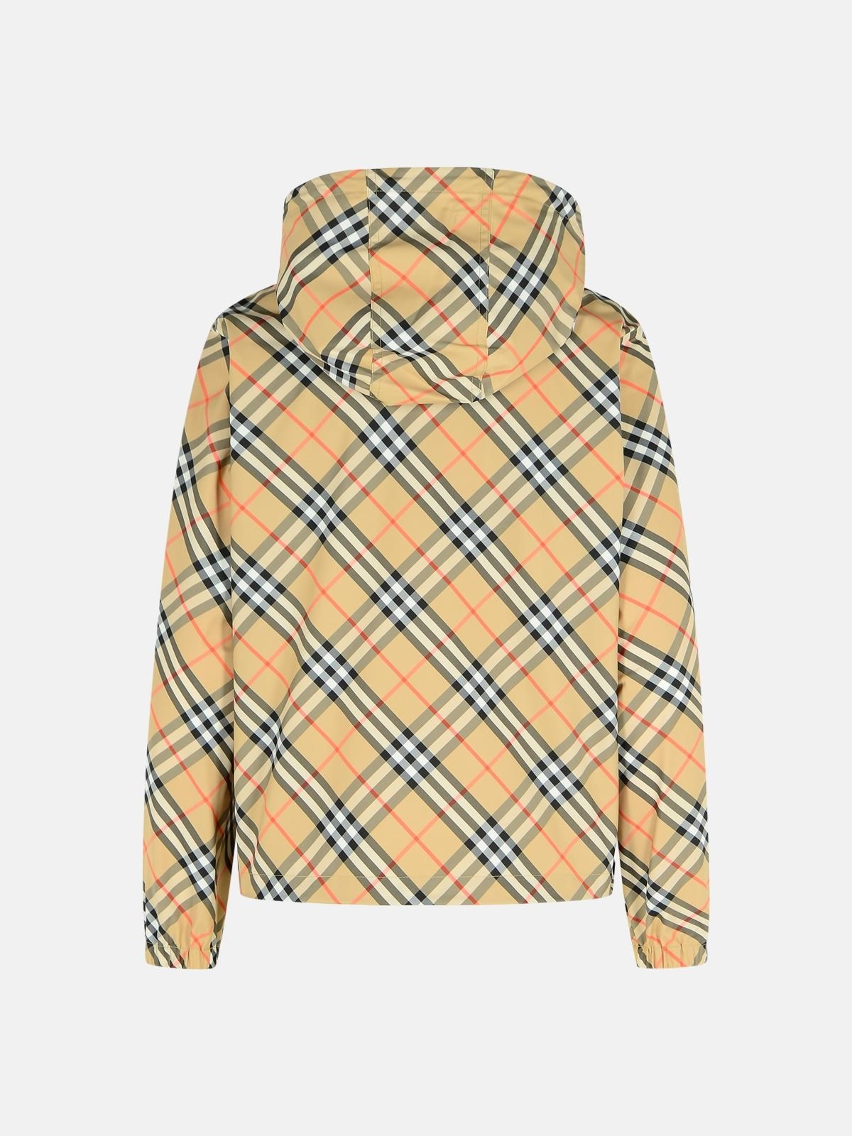 'SALCOMBE' HOODED JACKET IN POLYESTER SABBIA - 3