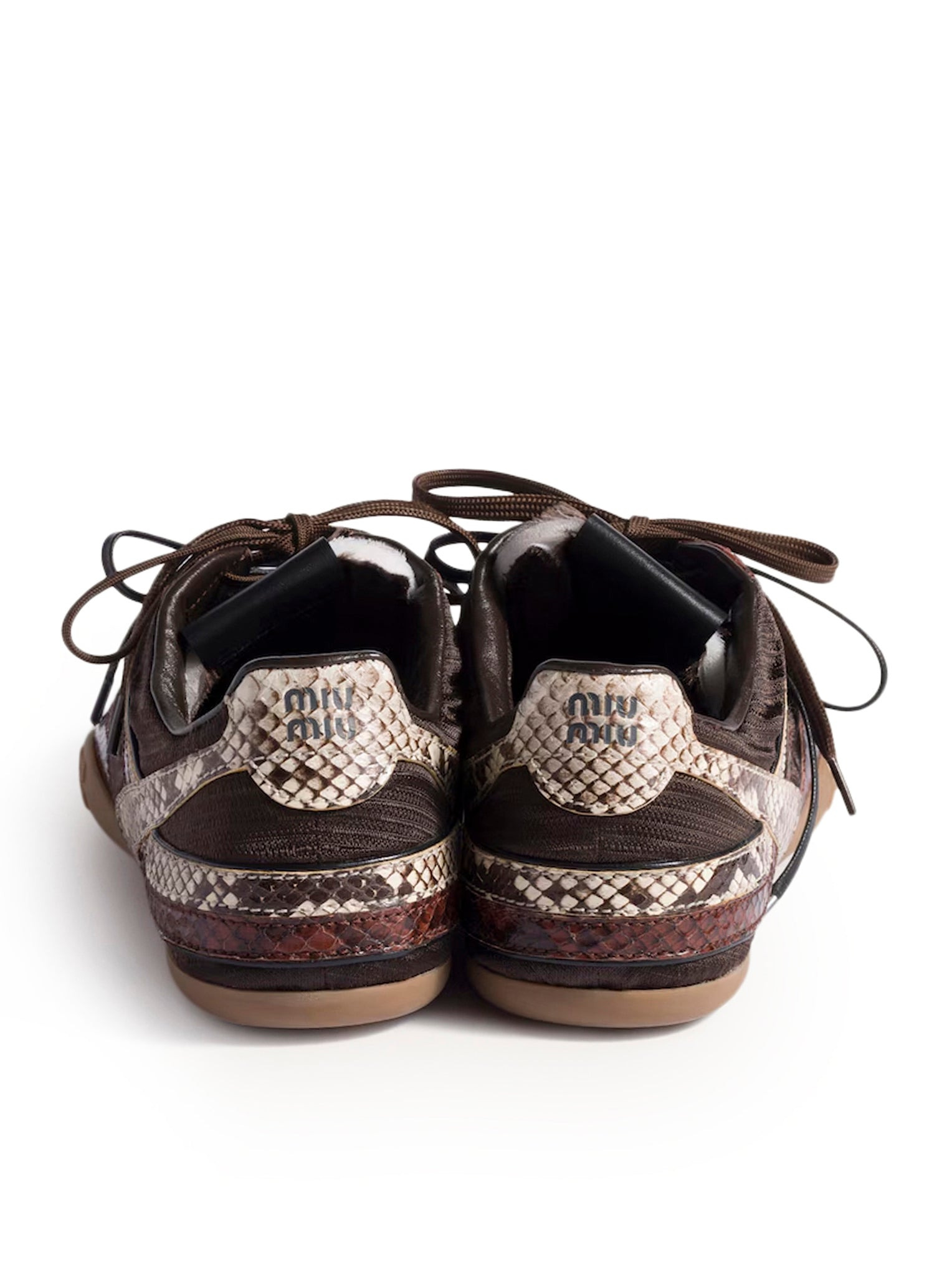GYMNASIUM SNEAKERS IN TECHNICAL FABRIC AND PYTHON PRINT AYERS - 3