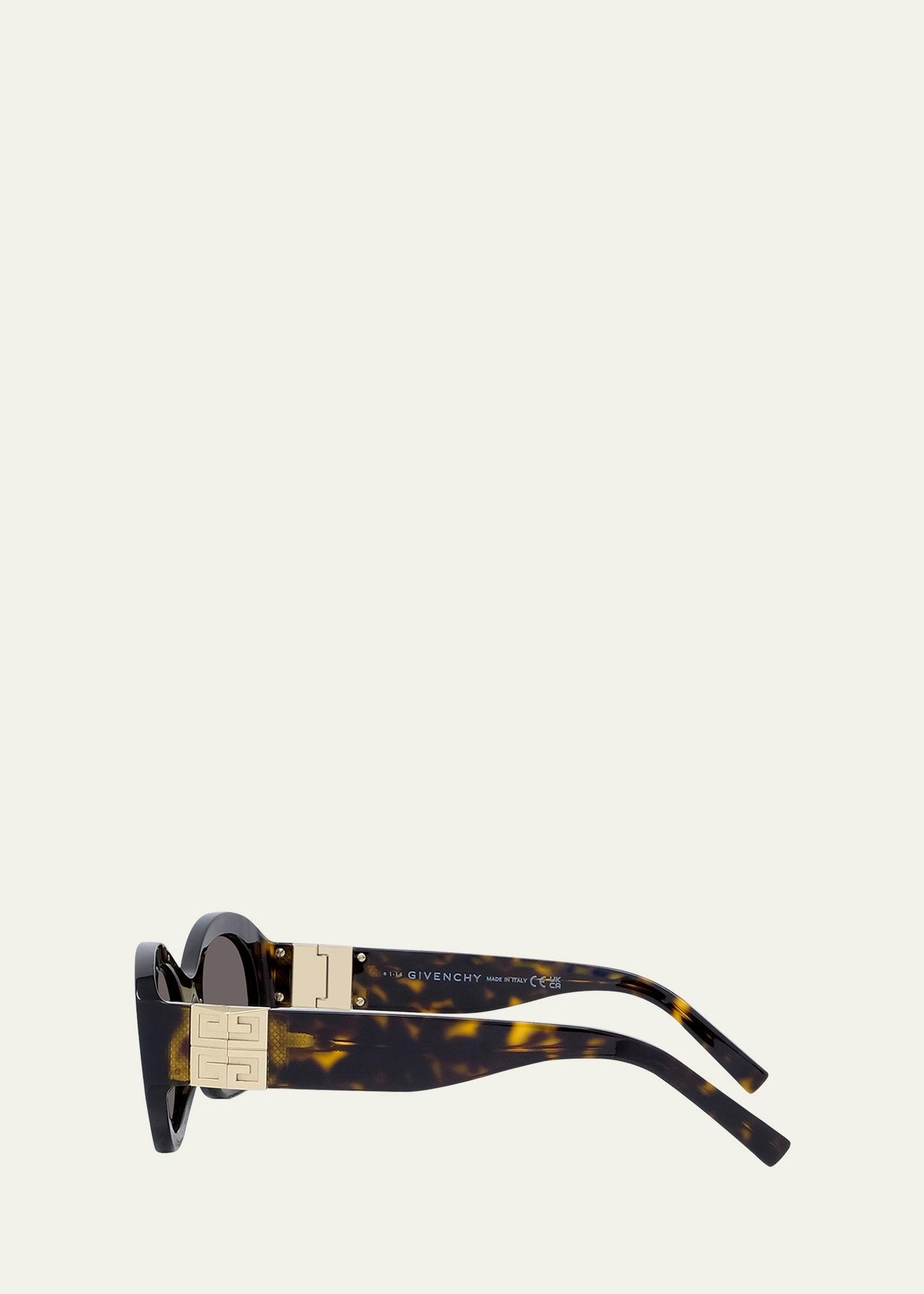 Tortoise Acetate 4G Sunglasses - 3