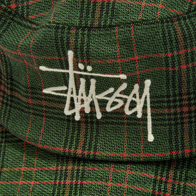 Stüssy Stussy Big Logo Plaid Bucket Hat outlook