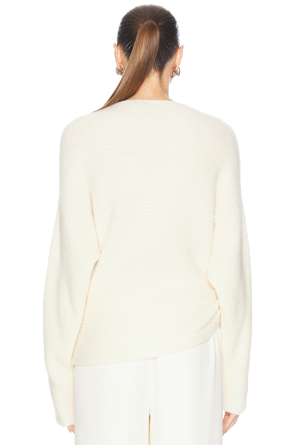 Cashmere Asymmetric Sweater - 4