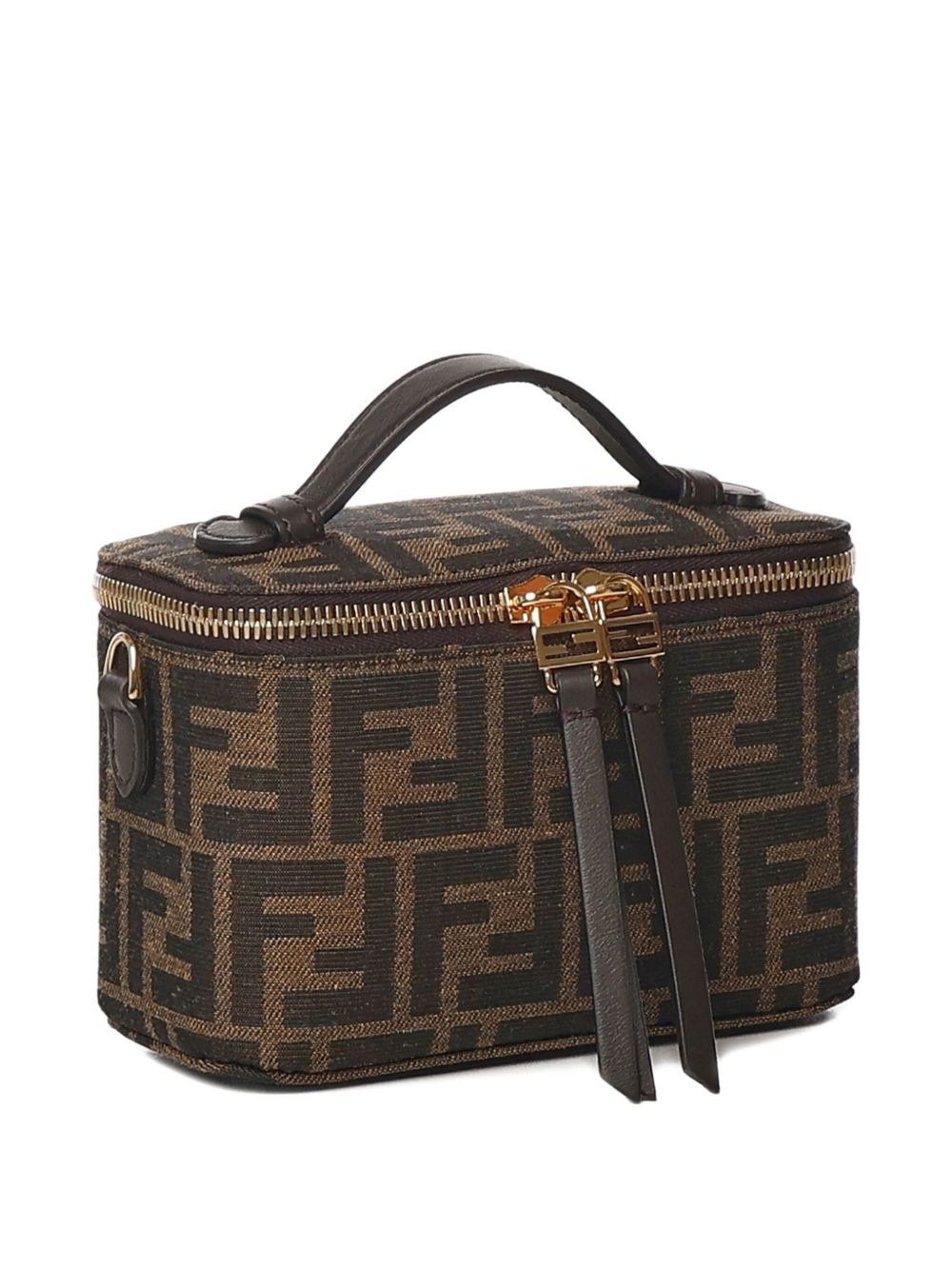 Vanity FF-pattern top-handle shoulder bag - 3
