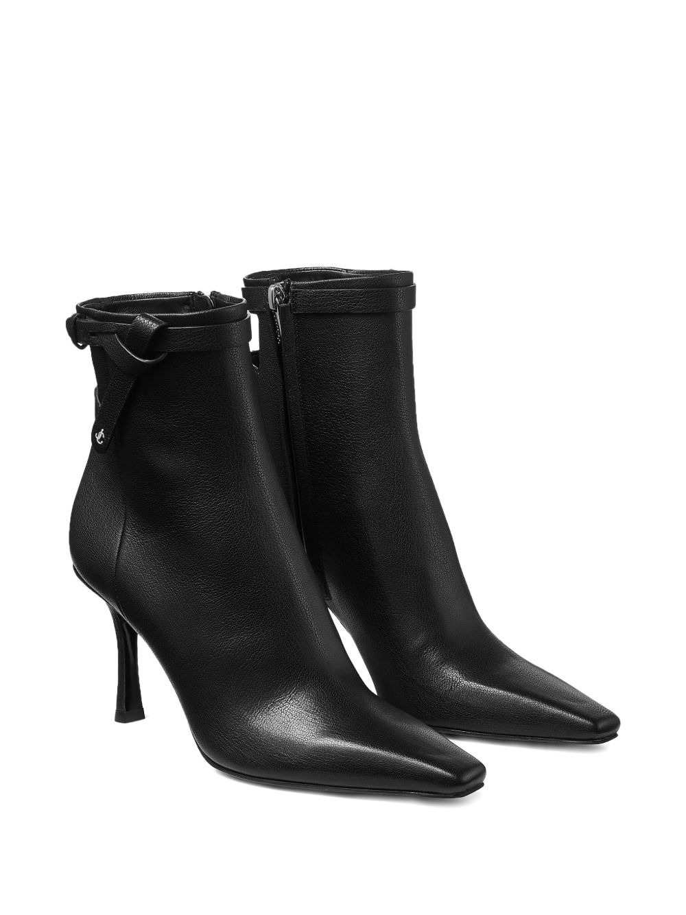Camie knotted-strap leather ankle boots - 2